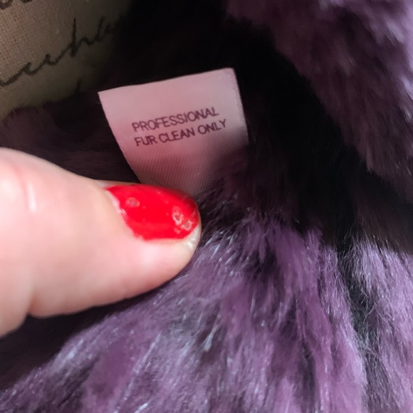 CALYPSO Christiane Celle 100% rabbit fur vest size Medium - Picture 15 of 16